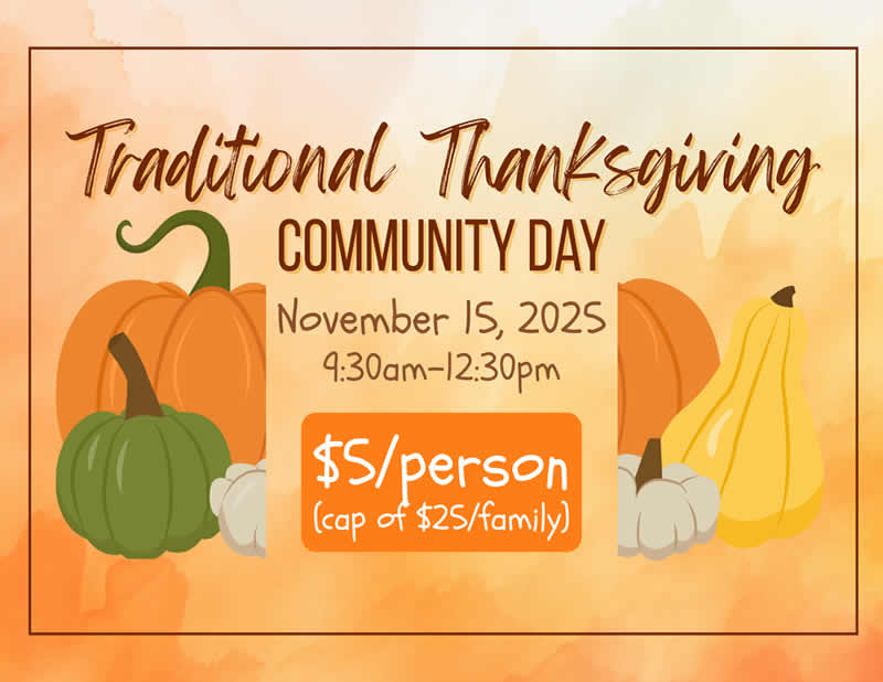 Traditional Thanksgiving Community Day